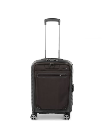 Roncato Double Premium 4 Rollen Kabinentrolley 55 cm mit Dehnfalte in marrone