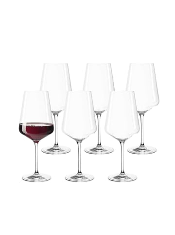 LEONARDO 6er Set Rotweingläser Puccini 750 ml transparent in transparent