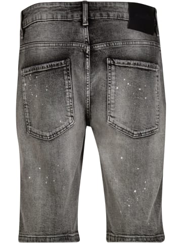 2Y Premium 2Y Premium Victor Ripped Slim Fit Shorts in washed grey
