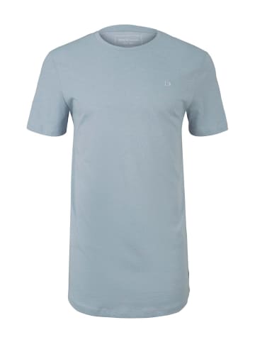 TOM TAILOR Denim T-Shirt STRUCTURED-SHIRT in Blau