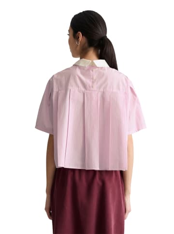 Marc O'Polo DENIM Streifenbluse relaxed in Light Pink