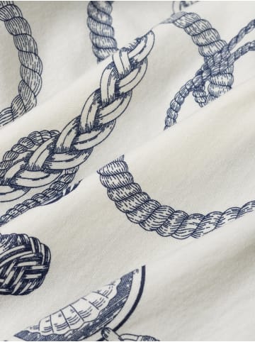 Gant T-Shirt in ecru blau