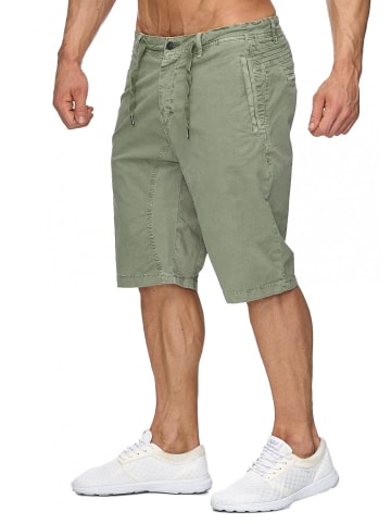 Max Men Bermuda Shorts Stretch 3/4 Chino Hose H1929 in Grau