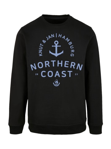 F4NT4STIC Sweatshirt Nordsee Knut & Jan Hamburg in schwarz