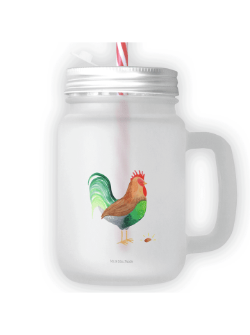 Mr. & Mrs. Panda Limonadenglas Hahn Korn ohne Spruch in Transparent