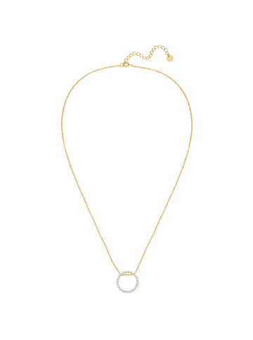 Glanzstücke München Kette aus Sterling Silber mit Zirkonia in gelbgold