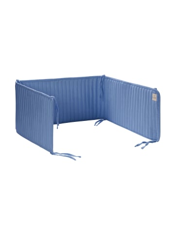 Noppies Bumper Für Den Laufstall Quilted Bed Bumper Cot in Colony Blue