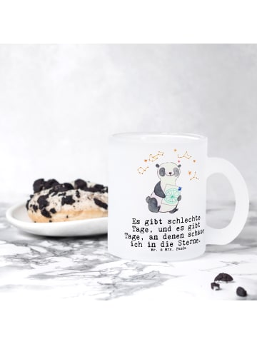 Mr. & Mrs. Panda Tee Tasse Panda Astrologie mit Spruch in Transparent