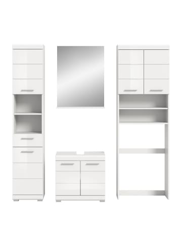 ebuy24 Badmöbelset Scout Weiß 190 x 34 cm