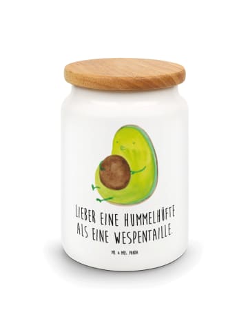 Mr. & Mrs. Panda aufbewahrungsbehälter Avocado Pfeifen mit Spruch in Weiß