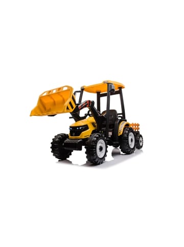 Wisam® Batteriebetriebener Traktor mit Anhänger Hercules Yellow 24V