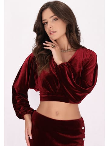 faina Damen Bluse in Weinrot