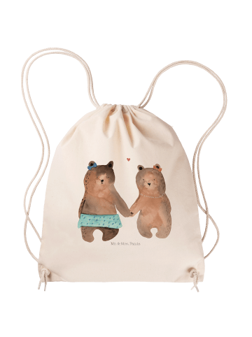 Mr. & Mrs. Panda Beutel Bär Freundin ohne Spruch in Creme