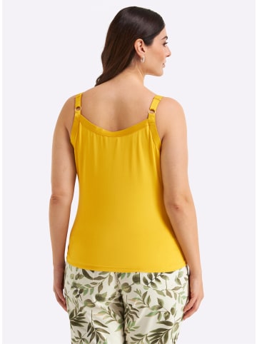 sheego Spaghettitop in limone