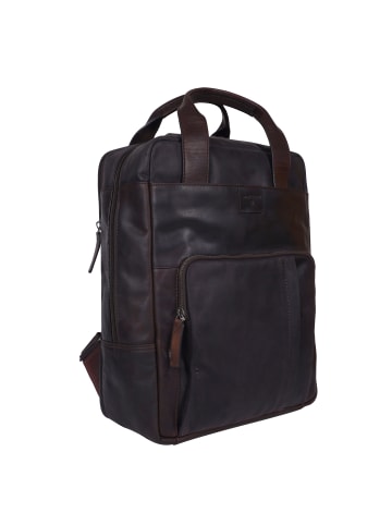 Strellson Rucksack 'Brick Lane Josh in Dunkelbraun 30 x 40 x 16 cm'