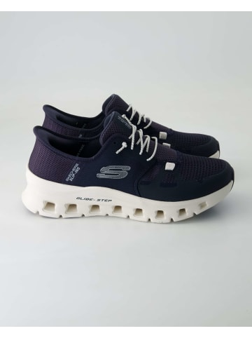 Skechers Slip On Sneaker in Blau