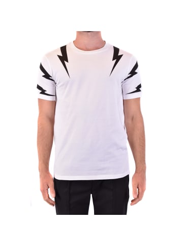 Neil Barrett Weiß Herren T-Shirt