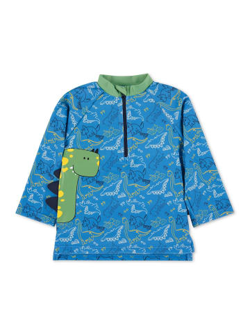 Sterntaler Langarm-Schwimmshirt Dino in blue