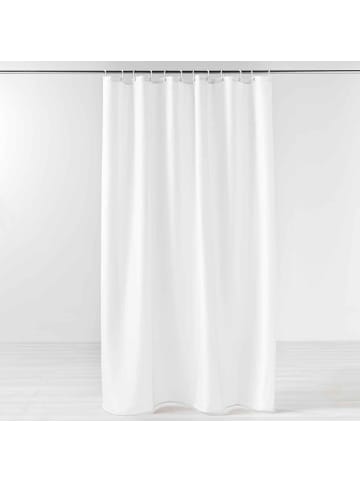 Douceur d’Intérieur Polyester Duschvorhang YALINE in Weiß, 180 x 200 cm