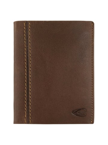 Camel Active Bilbao - Geldbörse 8cc 12.7 cm RFID (black) in cognac