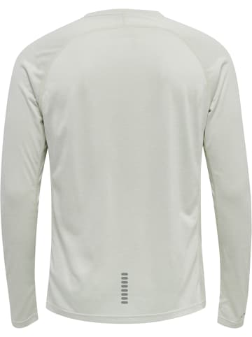 Newline T-Shirt L/S Men Running L/S in OYSTER MUSHROOM MELANGE