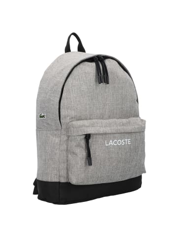 Lacoste Neocroc Seasonal Rucksack 42 cm Laptopfach in gris chine noir