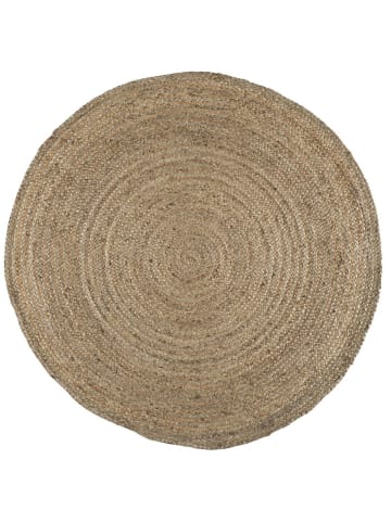 IB Laursen Runder Naturteppich aus Jute in natur