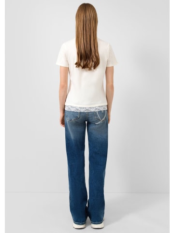 QS T-Shirt in 02D0_creme