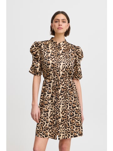 ICHI Kleid IXNINA Regular fit in Stucco Leo Print