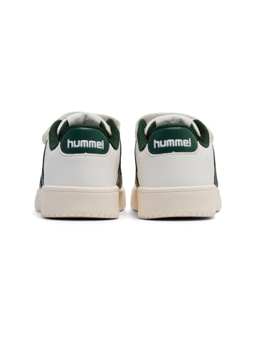 Hummel Klettverschluss Sneaker Derby Court Kinder in DARK GREEN