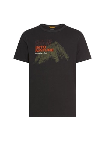 Camel Active T-Shirt in Asphalt