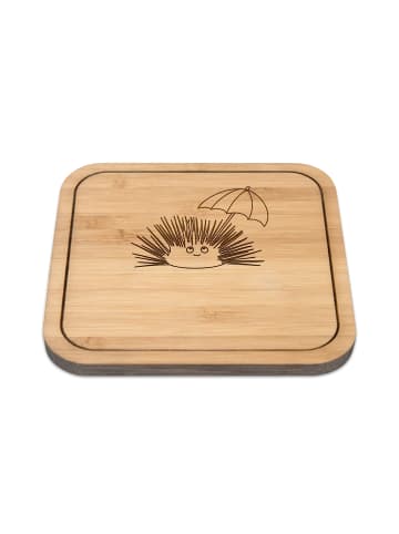 Mr. & Mrs. Panda kork untersetzer Seeigel mit Spruch in Transparent