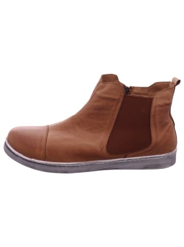 Esgano Damenstiefel warm flach  in  Braun