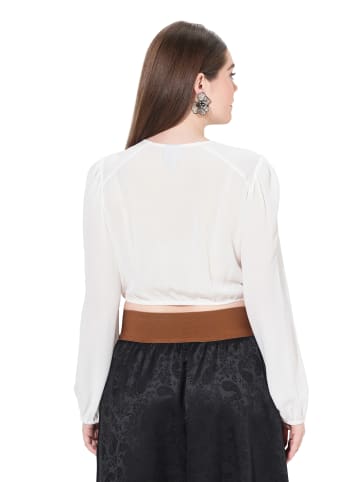 Ulla Popken Bluse in schneeweiß