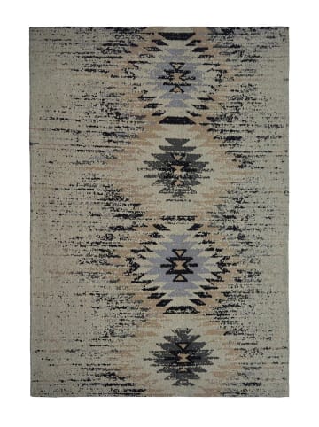 Kayoom Kurzflor Teppich Solitaire 210 in grau - rechteckig