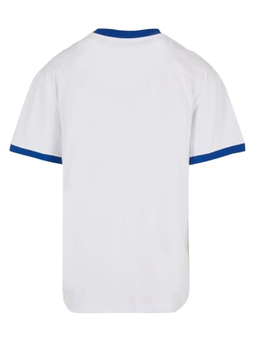 Urban Classics Urban Classics T-Shirts in white/royal