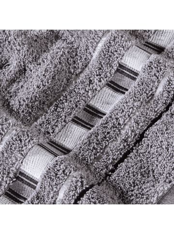 Erwin Müller Frottier Duschtuch Achern in grau/natur