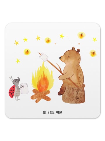 Mr. & Mrs. Panda Untersetzer für Gläser Bär & Marienkäfer Lagerf... in Weiß