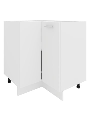 ebuy24 Küchenunterschrank Esilo Weiß 76 x 76 cm