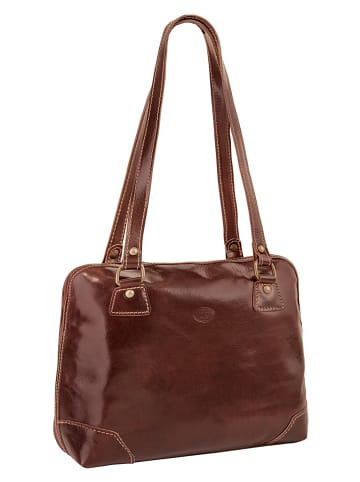 piké Handtasche echt Leder in braun