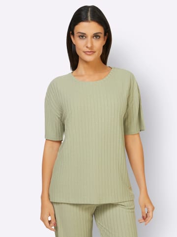 creation L Shirt in lindgrün