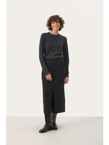 PART TWO Strickpullover JaylynPW Relaxed fit in Dark Grey Melange