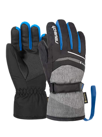 Reusch Fingerhandschuh Bolt GTX Junior in blck/blck mel/brill blue