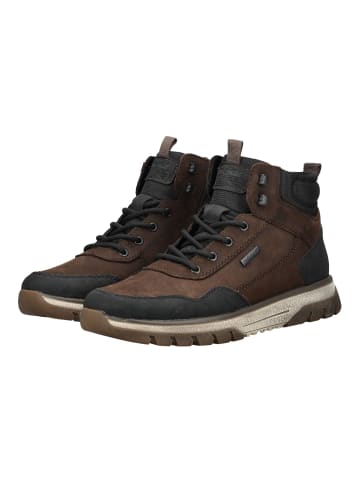 rieker Stiefelette in Schwarz/Braun
