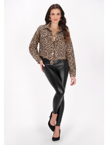 faina Women Jacket in brown beige