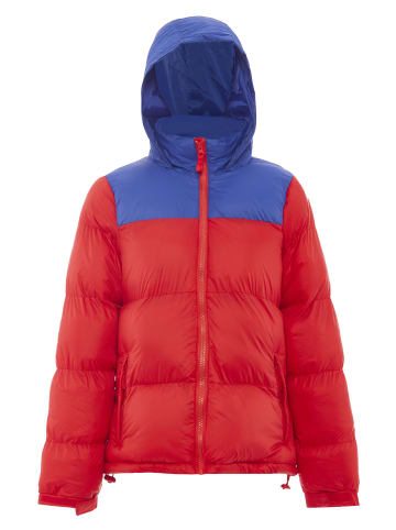 myMo Wattierte Steppjacke in Rot Kobalt