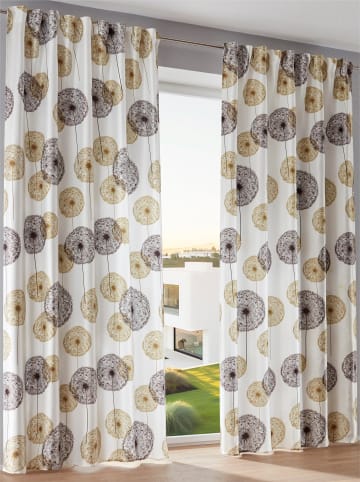 Heine Dekoschal in weiß-taupe