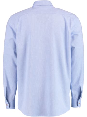 OS-Trachten Trachtenhemd Rimeda in mittelblau