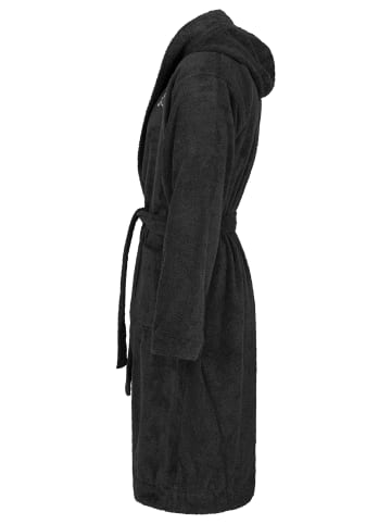 Kappa Bademantel Bathrobe Unisex in Schwarz