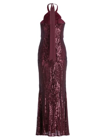 Vera Mont Abendkleid im Glitzer-Look in Wild Ruby